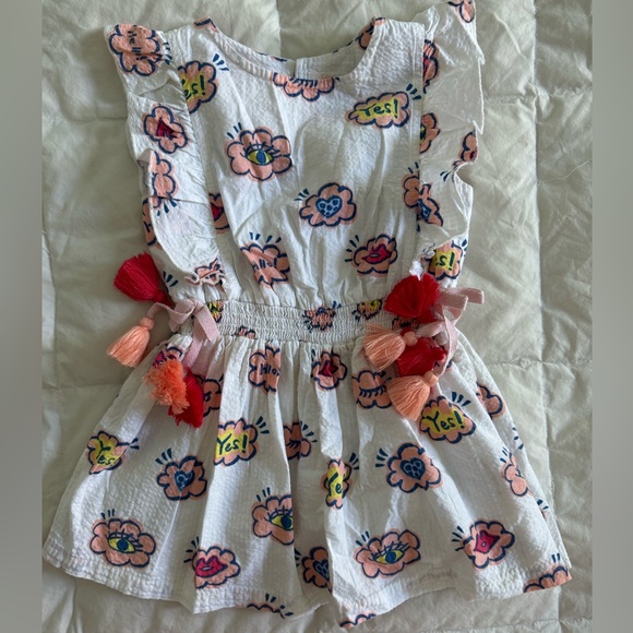 Ginger Snaps Other - Baby Girls Printed Dress with‎ Smocked Waistband